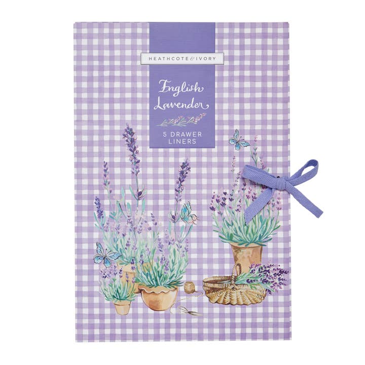 Heathcote & Ivory - Wholesale Drawer Liner - English Lavender Scented Drawer Liners