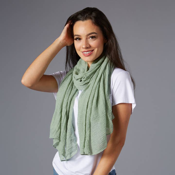 Hadley Wren - Wholesale Scarf - Women's - Insect Shield Scarf - Sage