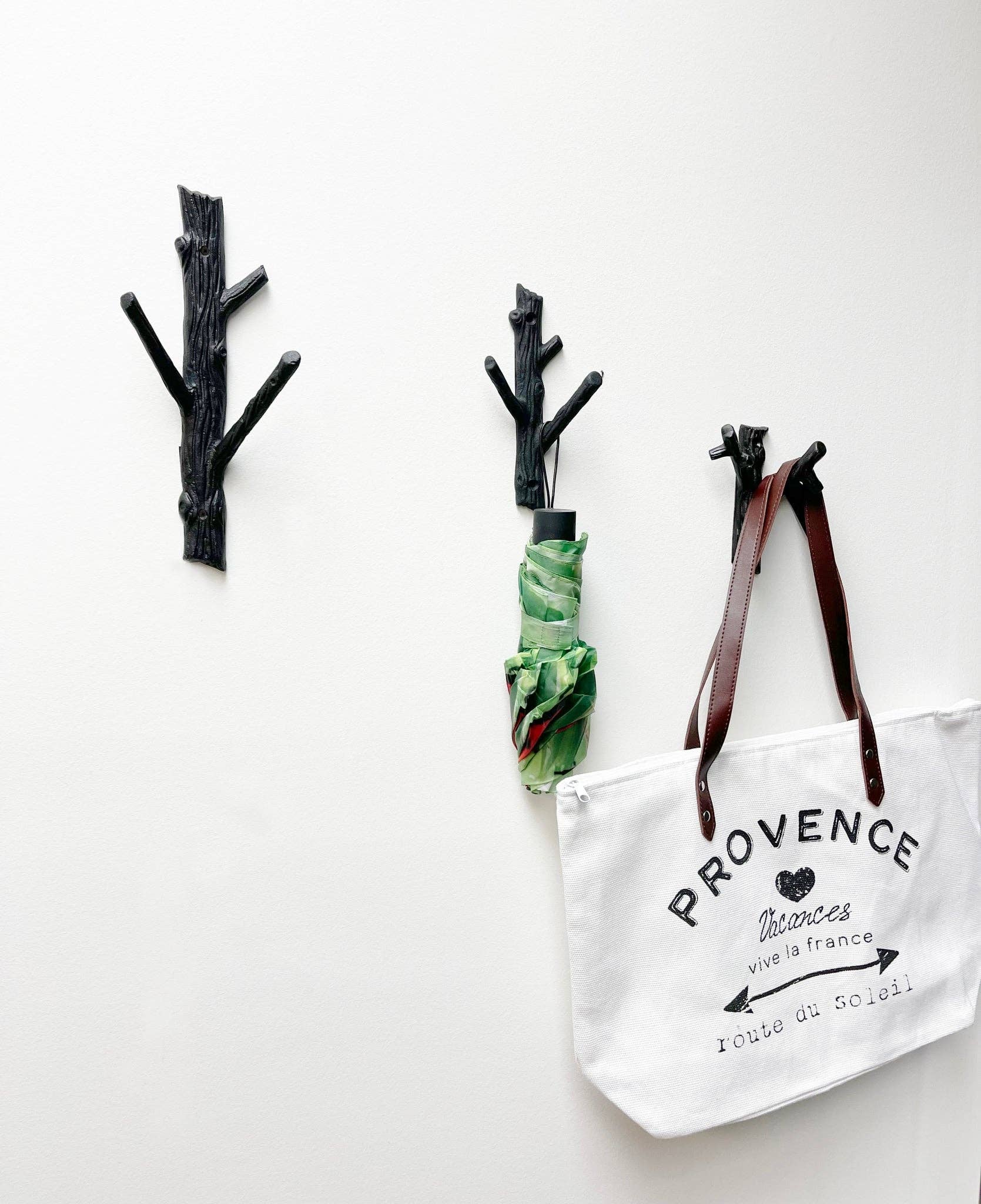 NACH - Wholesale Wall Hook - 2 Branch Hook M  black1