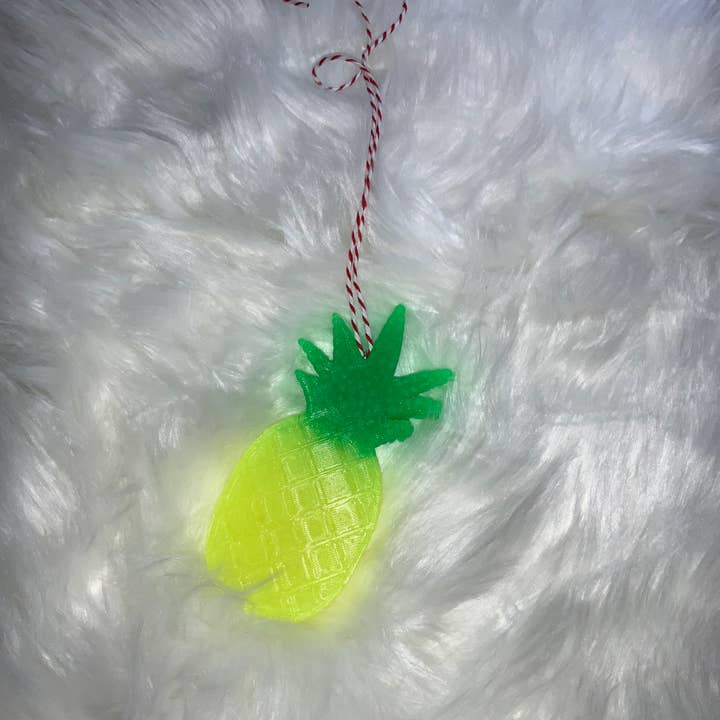 Car Air Freshie - pineapple for wholesale by Pretty pink cactus & Co.