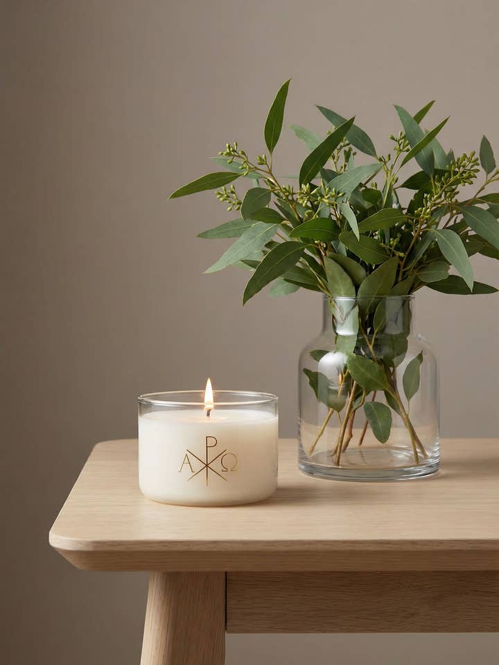 Chrism Infused Candle for wholesale by Pax Rosa