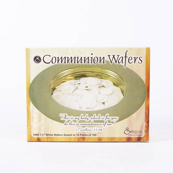 Swanson Christian Products - Wholesale Bread Mix - Communion Bread - Round Wafers - 1000 Count