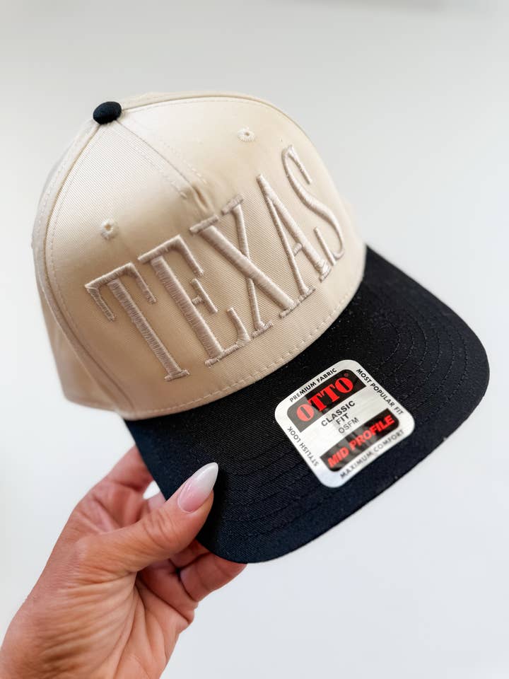 Texas Tone Puff Cap for wholesale by Pierce + Pine