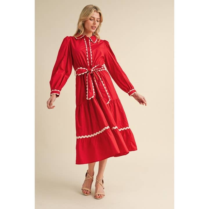 STYLE USA - Wholesale Dress - Women's - Solid midi dress
