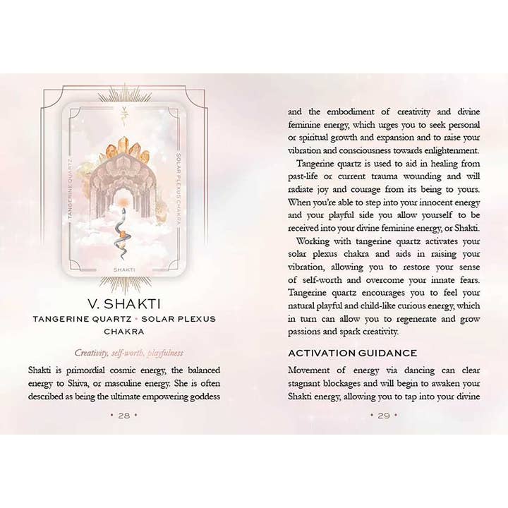 Simon & Schuster - Wholesale Tarot Cards - Astral Realms Crystal Oracle by Leah Shoman2