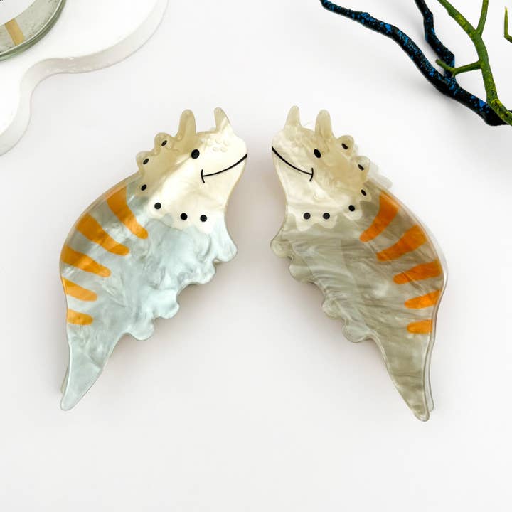 mildstyles - Wholesale Hair Clip - Women's - π¦ Cute Triceratops Hair Claw β Playful Dino PVC Clip3