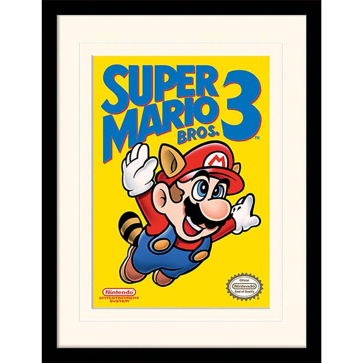 Pyramid International - Vente Affiche d'art - Impression murale Super Mario Bros. 3 (nouvelle couverture)1