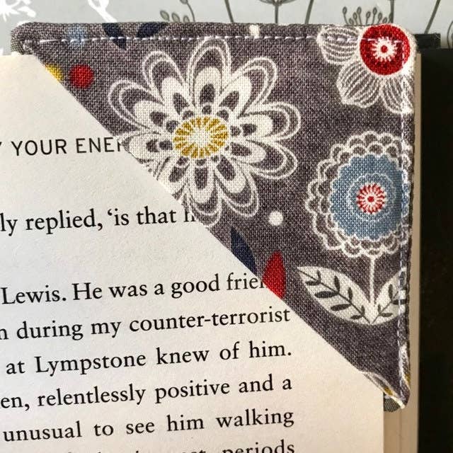 Fabric Corner Bookmark book mark Rainbow for wholesale by Jewells