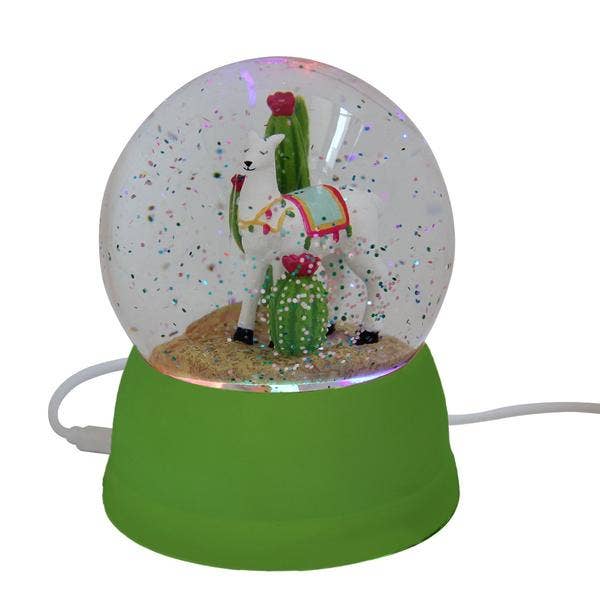 coexs novelty - Vendita all'ingrosso Palla di neve - Bambini e neonati - Llama - Sfera con neve USB