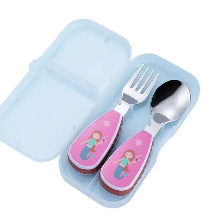 Spoon & Fork Kids Cutlery Set - Mermaid and other Purchase Wholesale knives and forks. Free Returns & Net 60 Terms on Faire trending on Faire.