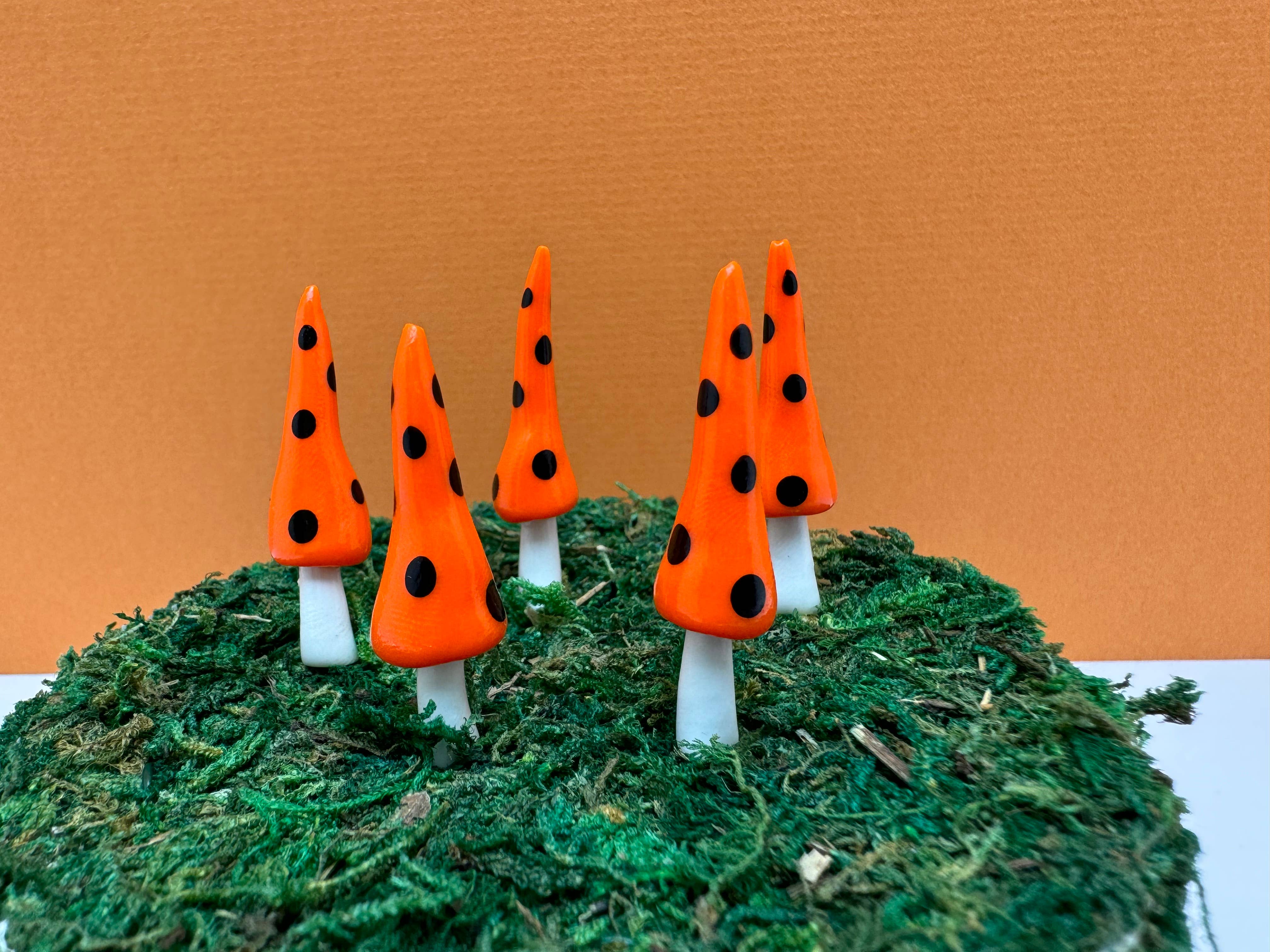 Mystical Woodlands - Wholesale Terrarium - Fairy Garden Mushroom Plant Pick - Gnome Style - Halloween0