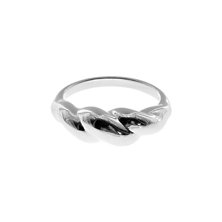 Phoebe tapered triple twist ring for wholesale by Kali Ma Designs - Sterling Silver Jewellery