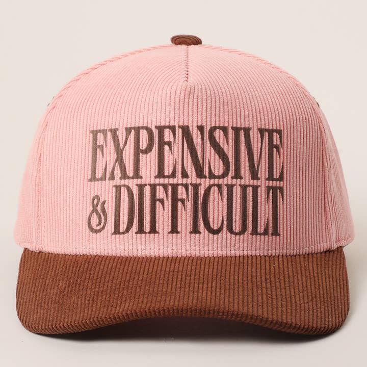 Fashion City - Wholesale Trucker Hat - Unisex - EXPENSIVE & DIFFICULT Corduroy Trucker Hat3