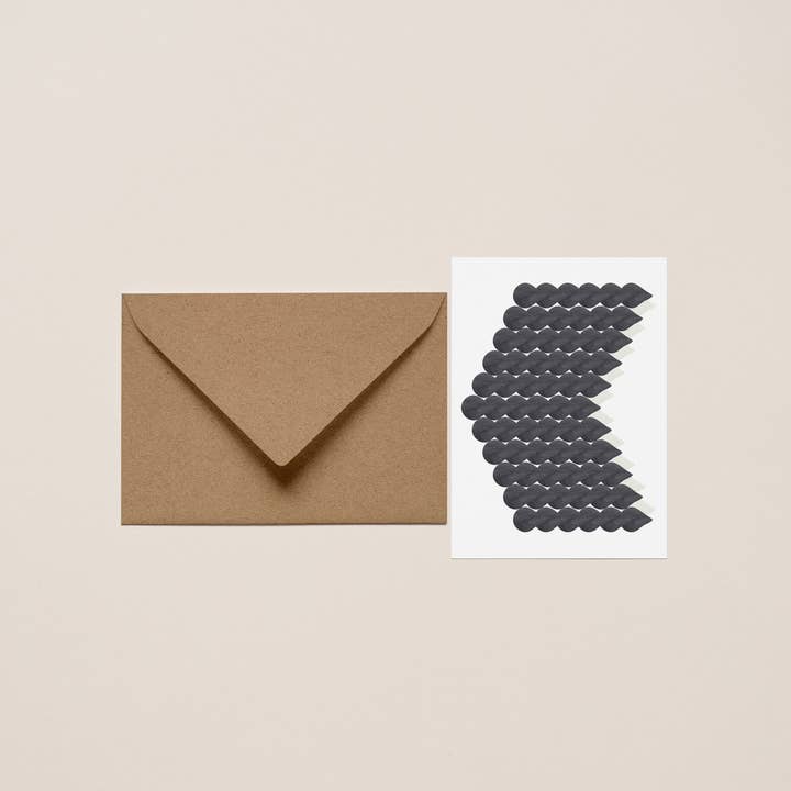 Rainstorms, Eco, carte de vœux et enveloppe pour la vente par Karte Design Berlin