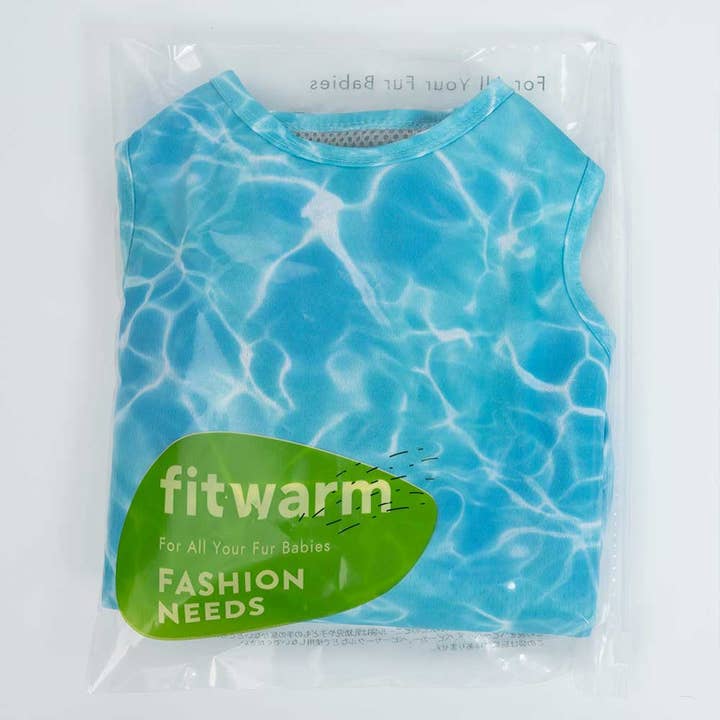 Fitwarm – Großhandel Haustierweste – Hund – Fitwarm Kühlweste für Hunde mit Wasser-Design10