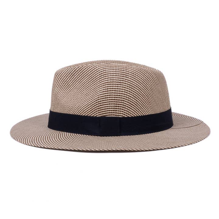 Selini New York - Wholesale Fedora - Men's - Men's S/S Black Banded Fashion Fedora hat