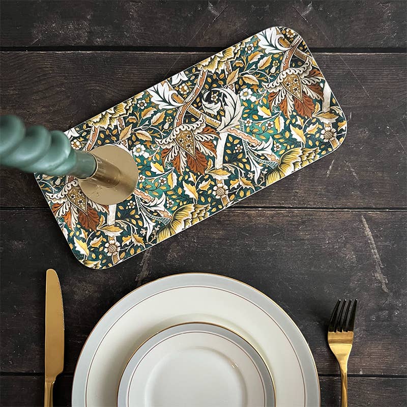 Koustrupco - Wholesale Serving Tray - Morris Windrush green serving Tray 32x15 cm1