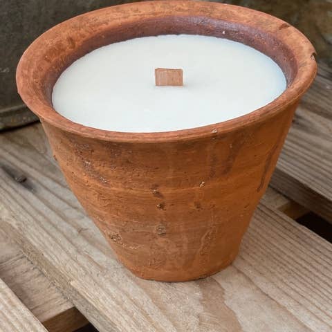 Atelier Bon Sens - Wholesale Jar/Filled Candle - Landes clay candle, “Bois de Provence” scent3