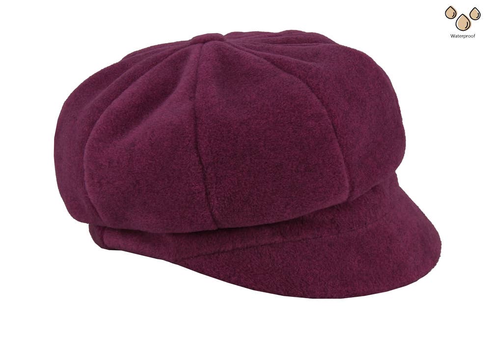 M BY FLECHET - ESSENTIALS - ALP1 - Wholesale Newsboy/Schoolboy Hat - Women's - Gavroche Polar Waterproof Cap - 2Hs177