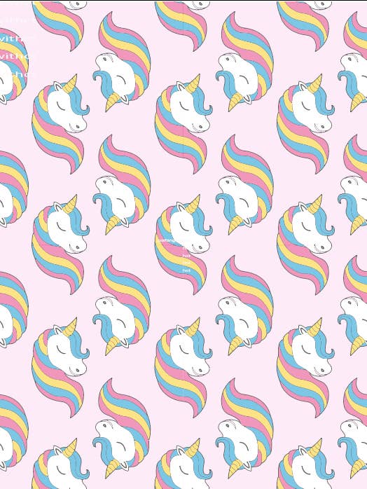 Unicorn Pattern vinyl sheet for wholesale by Crafting with CT