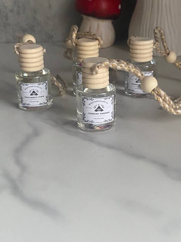 Duftende hængende bil luftfrisker for engroshandel hos Wild Child Studio Co