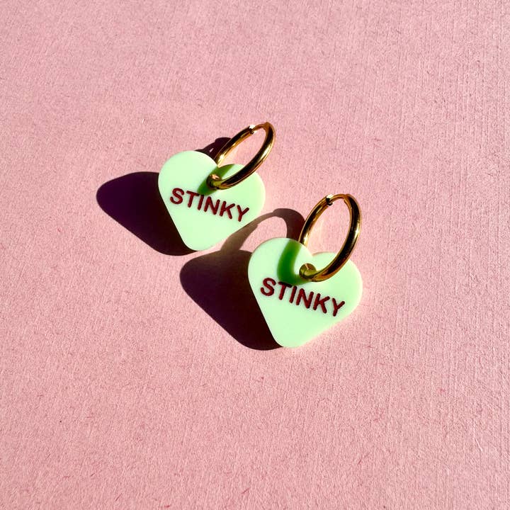 Not Picasso - Wholesale Dangle Earrings - Candy Sweetheart Minis2
