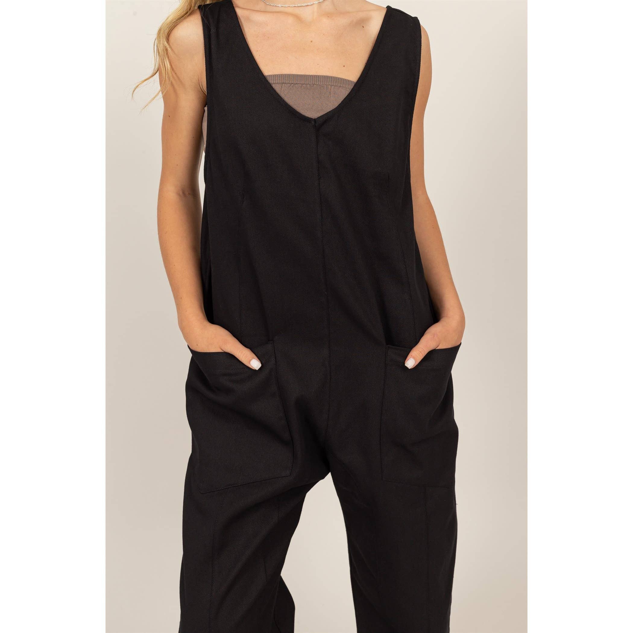 Double Zero - Vente Combinaison – femme - Combinaison décontractée avec poches plaquées9