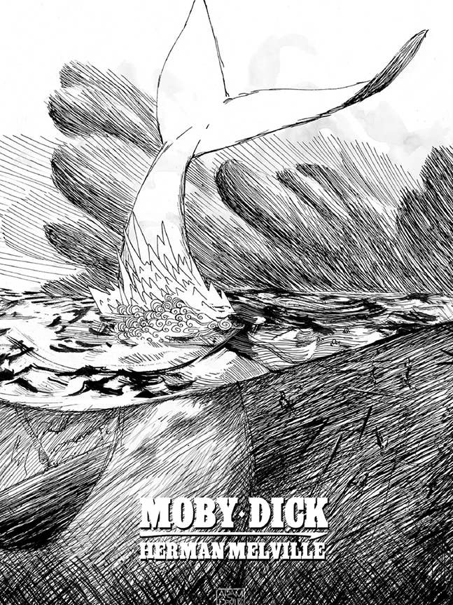 Doyle - Moby Dick 11x17 Bag and Boarded Poster for wholesale by Pyramid America