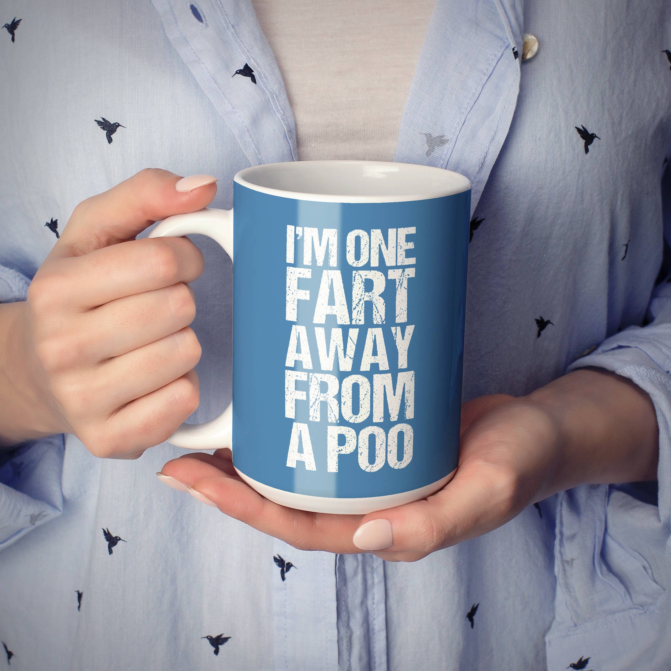 Mug Monster - Wholesale Coffee Mug - I'm One Fart Away From A Poo Mug, Funny Novelty Gift10
