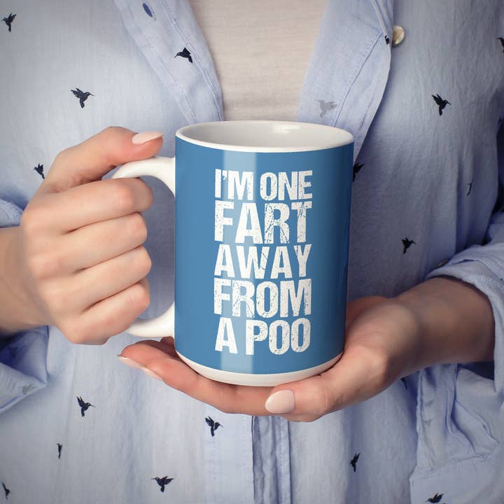 Mug Monster - Wholesale Coffee Mug - I'm One Fart Away From A Poo Mug, Funny Novelty Gift10