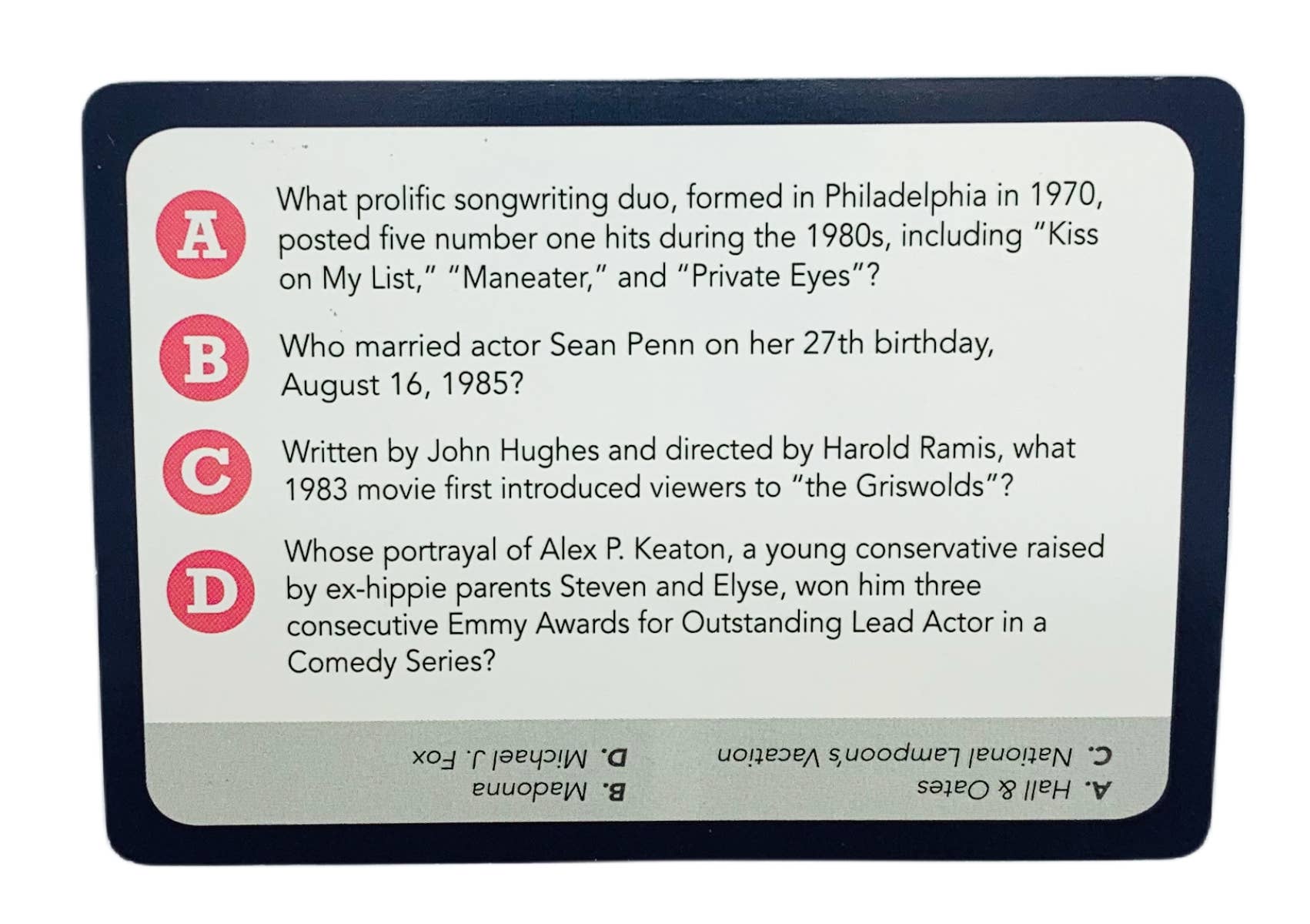 You Gotta Know Games - Wholesale Card Game - You Gotta Know 1980s - Trivia Game (6)3