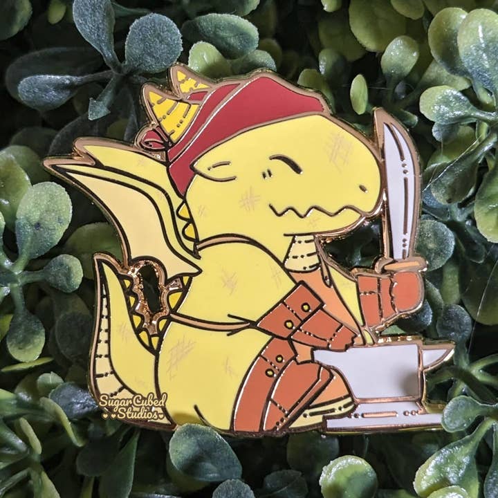 O Ferreiro Dracónico - Pino de Esmalte Dragões e Dragões por atacado de Sugar Cubed Studios