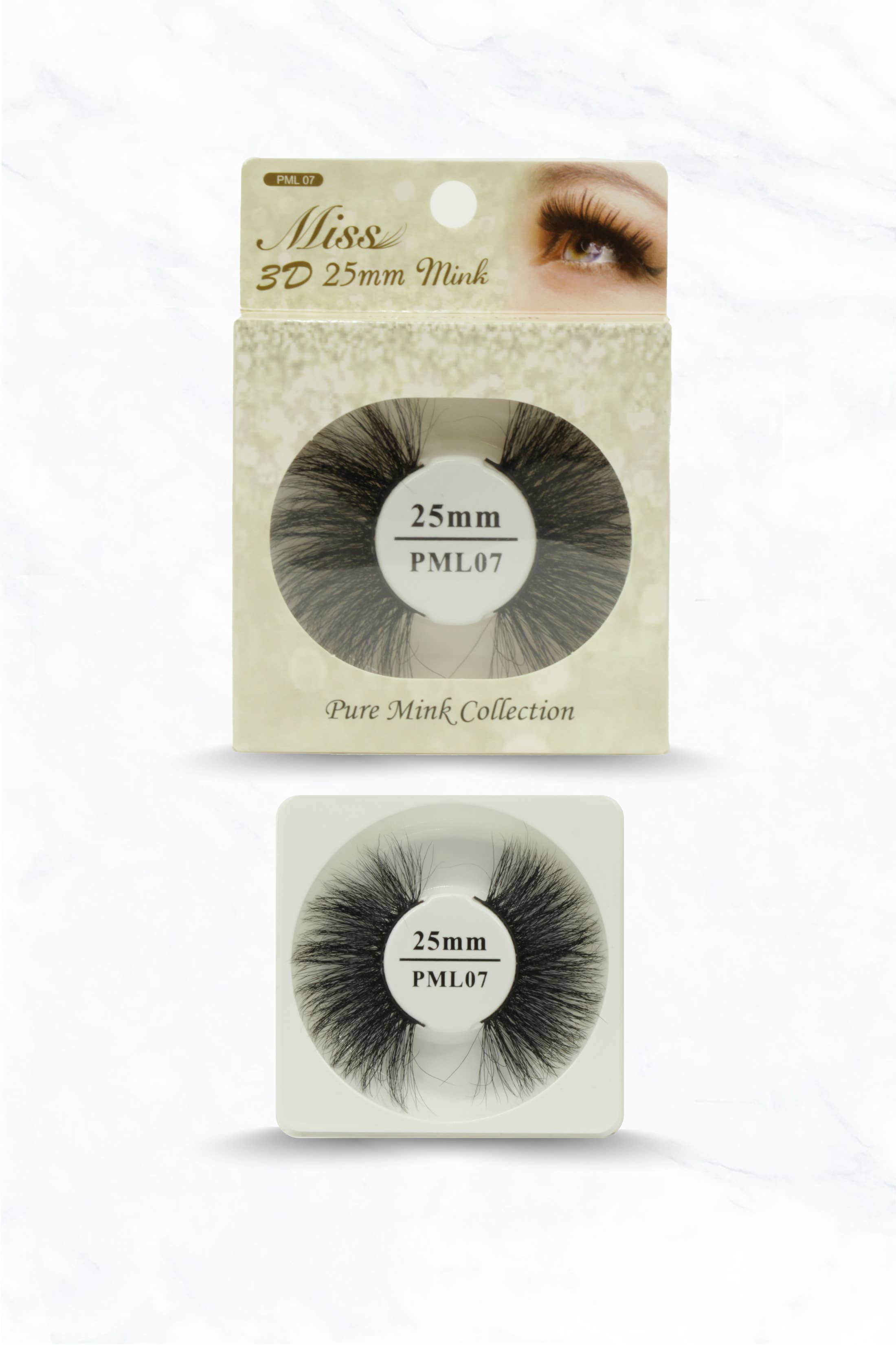 Suzie Q USA – Engroshandel Falske øjenvipper – Miss 3D 25 mm Mink PML 1-126