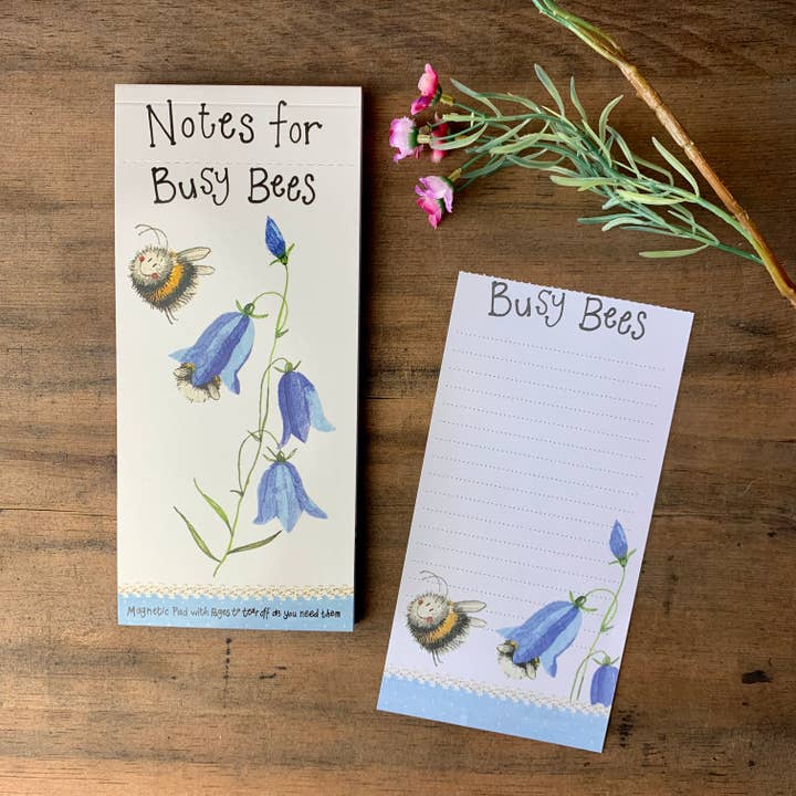 Notes pour Busy Bees : liste magnétique des tâches pour la vente par Alex Clark Art