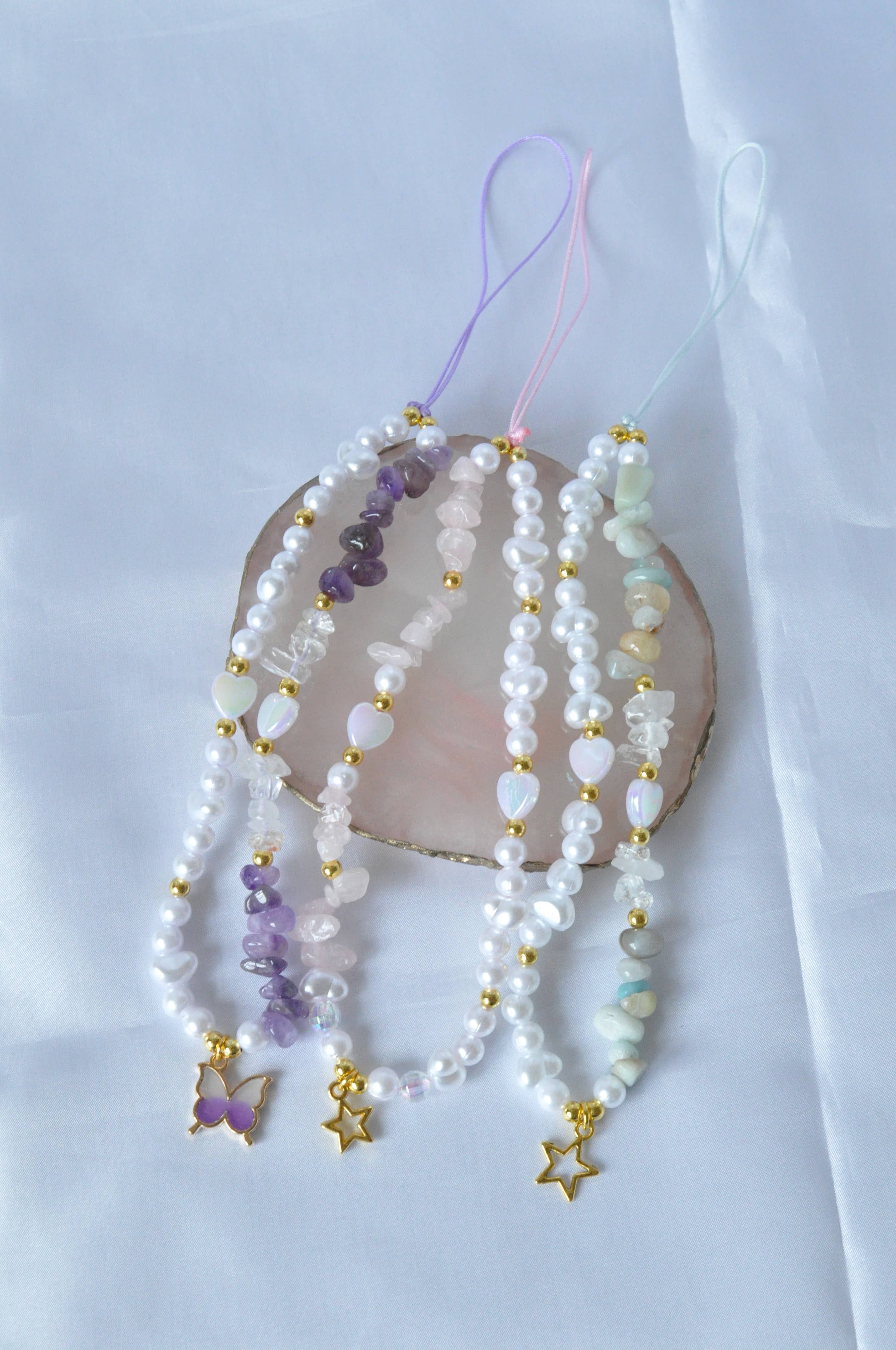 TheMellys - Wholesale Phonecase Strap - Gemstone Phone Charms4