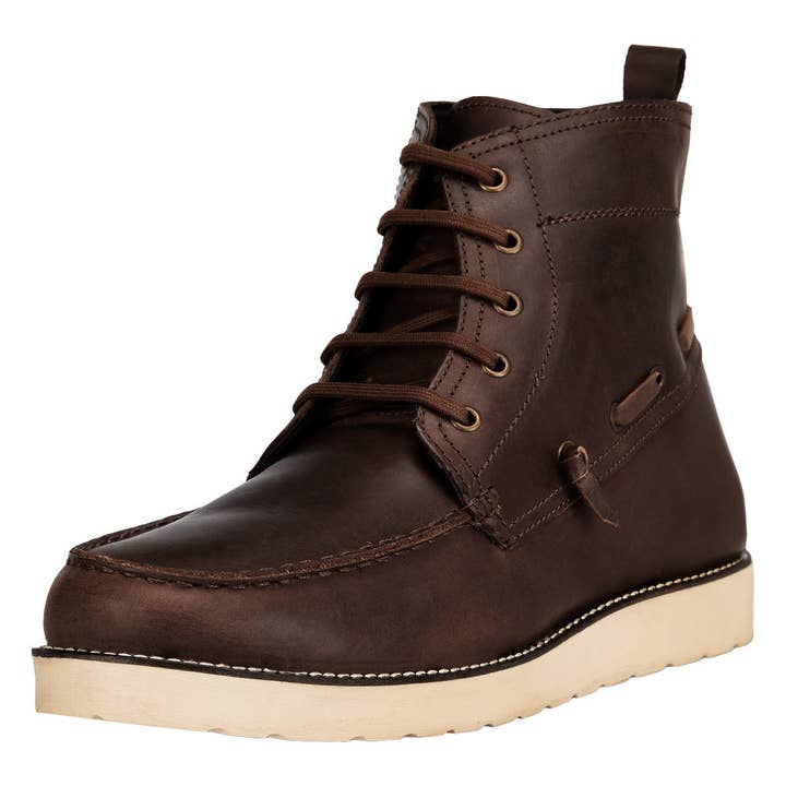 LIBERTYZENO - Wholesale Combat/Military Boots - Men's - Auda Leather Lace-Up Boots