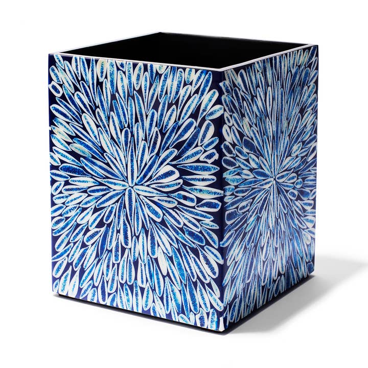 Blue Almendro Wastebin for wholesale by LADORADA