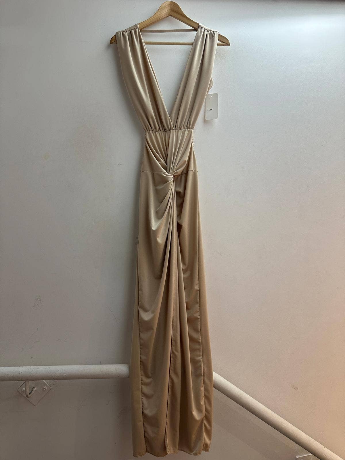 LORIANE – wholesale Dress – Women's – 5997 Plain long dress with open back one size17