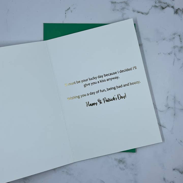 D. Johnson & Co Greetings - Wholesale St. Patrick's Day Card - I’m down to drink - St. Patrick’s Day1