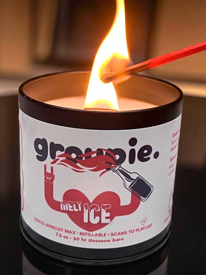 Melt ICE Playlist Candle 🔥 Gives Back 🔥 for wholesale by groupie candles