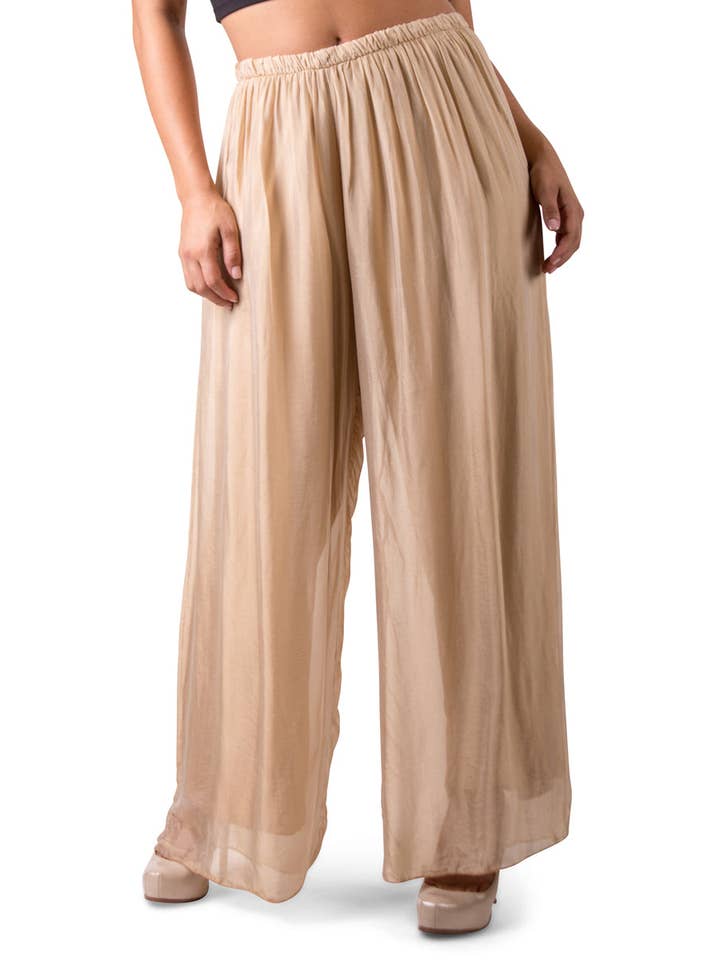 Gigi Moda - Wholesale Pants - Women's - Silk Palazzo Pants11