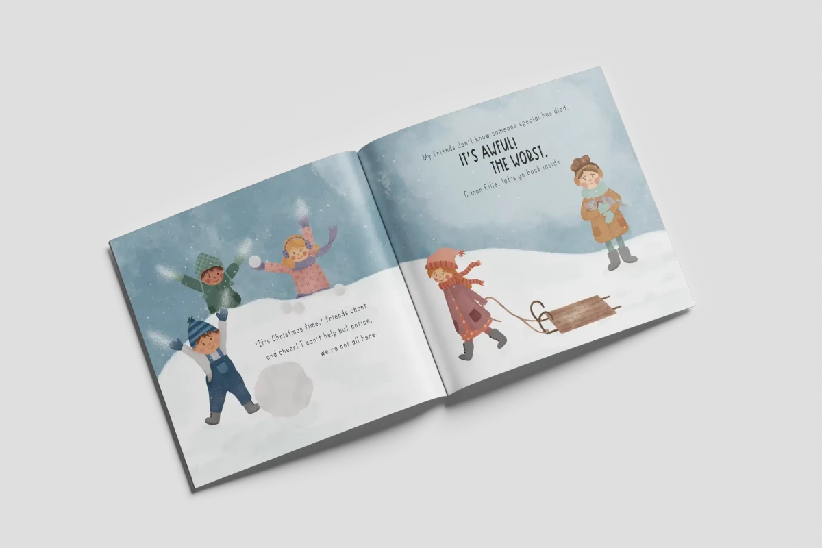 In Memory Of You - Wholesale Early Reader Book (6-8) - Eden and Ellie's Christmas is Not the Same5