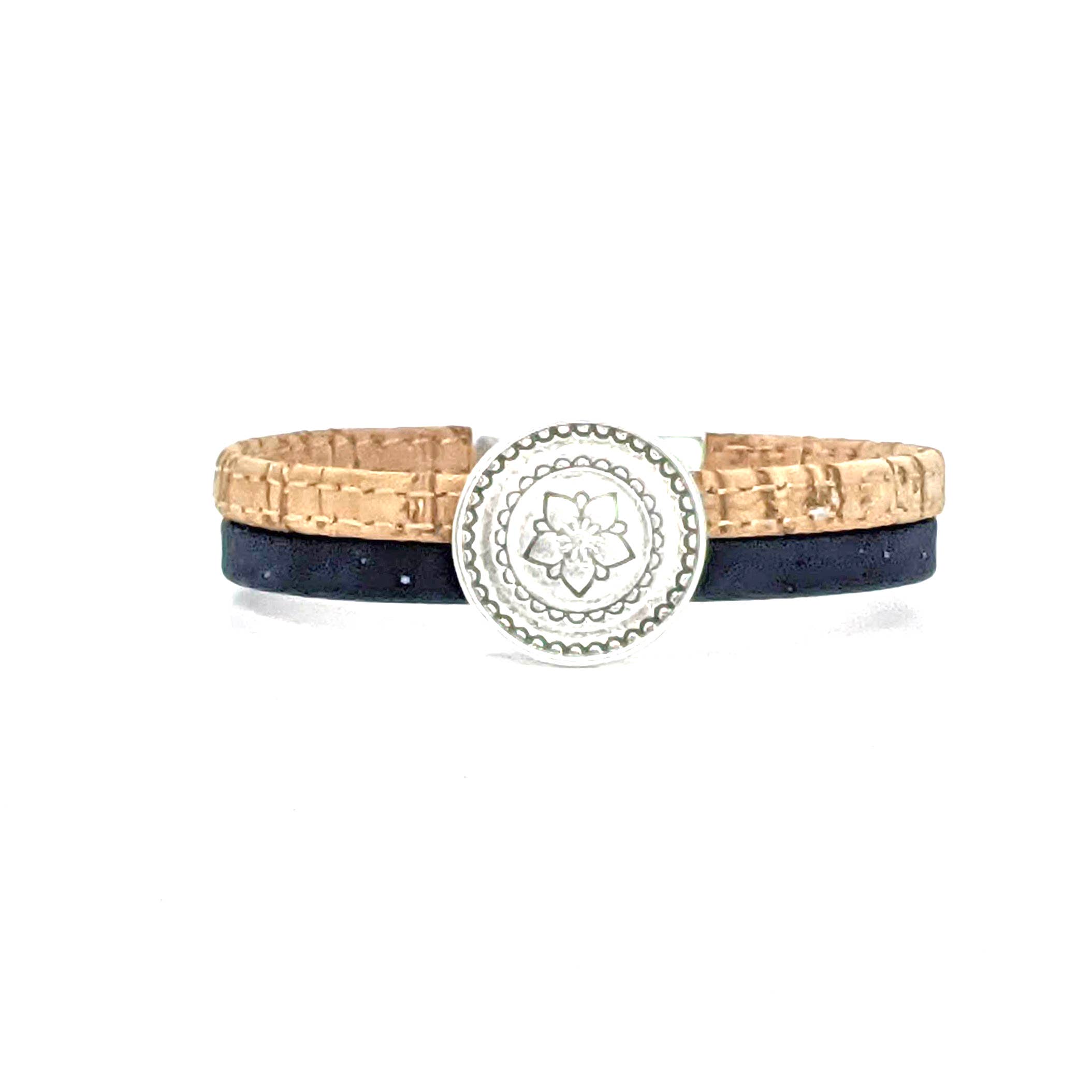 Elisabetta Studio - Wholesale Bangle Bracelet - Flower Circle - Classic Cork Bracelet1