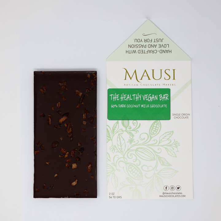 60% Cacao Vegan Bar, Kokoa Kamili, Tanzania for wholesale by Mausi