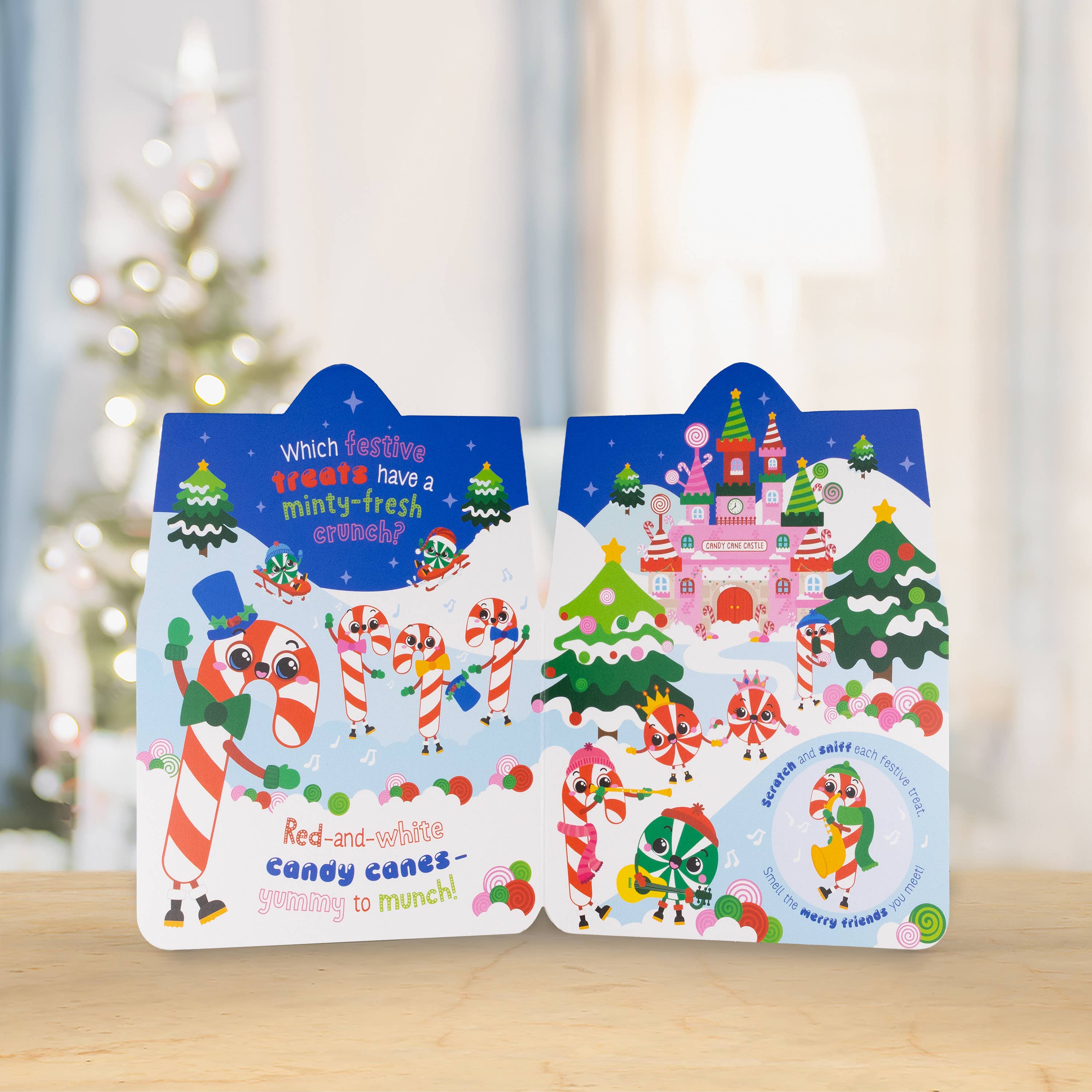 Make Believe Ideas - Wholesale Preschool Book (3-5) - Scratch-and-Sniff Board Books Festive Treats3