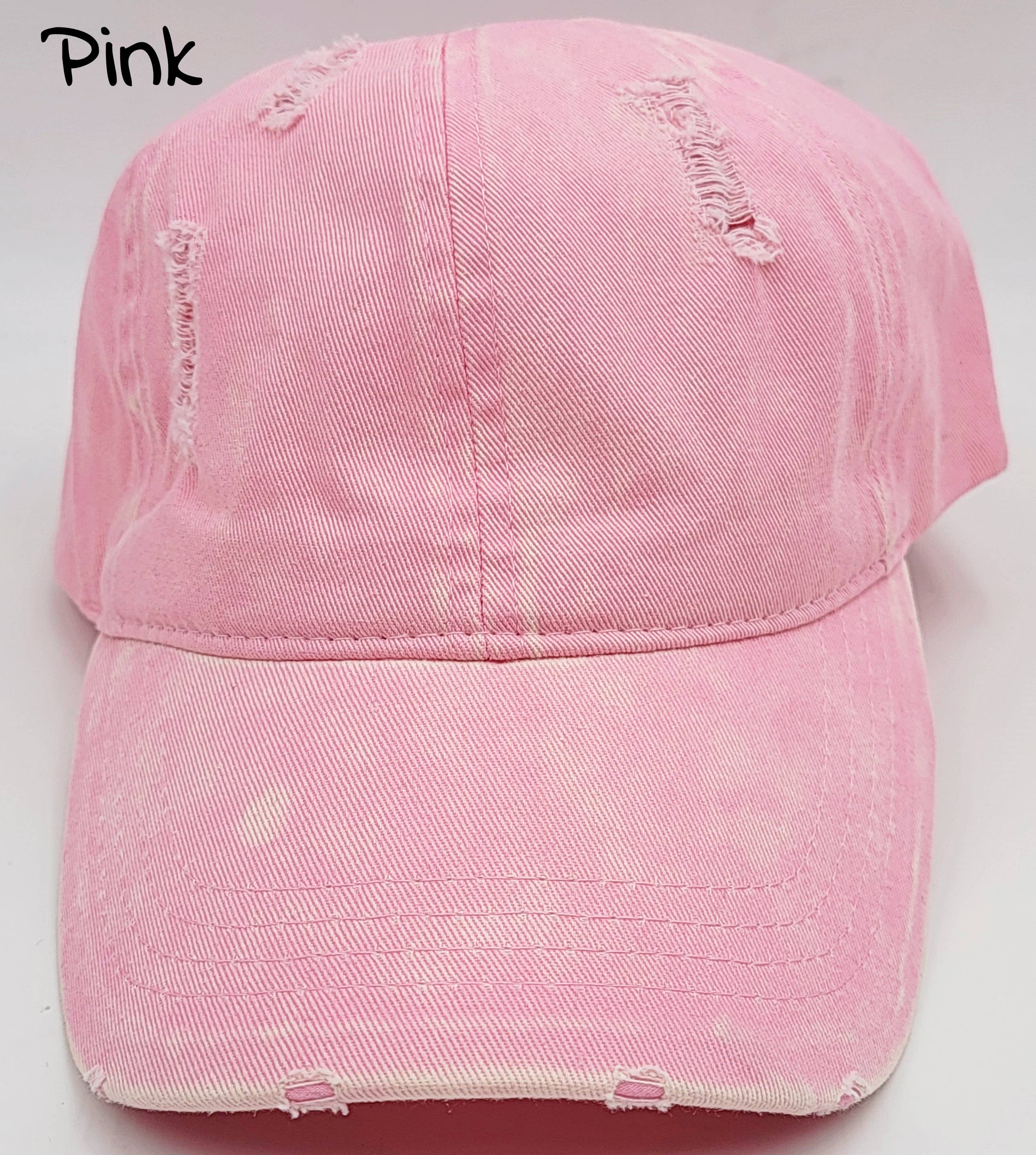 Treasure Bank - Wholesale Ponytail Cap - Women's - PONYFLO Distressed Cotton Ponytail Cap8