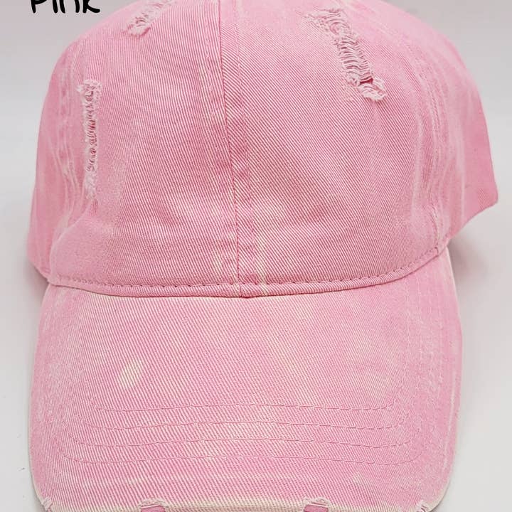 Treasure Bank - Wholesale Ponytail Cap - Women's - PONYFLO Distressed Cotton Ponytail Cap8