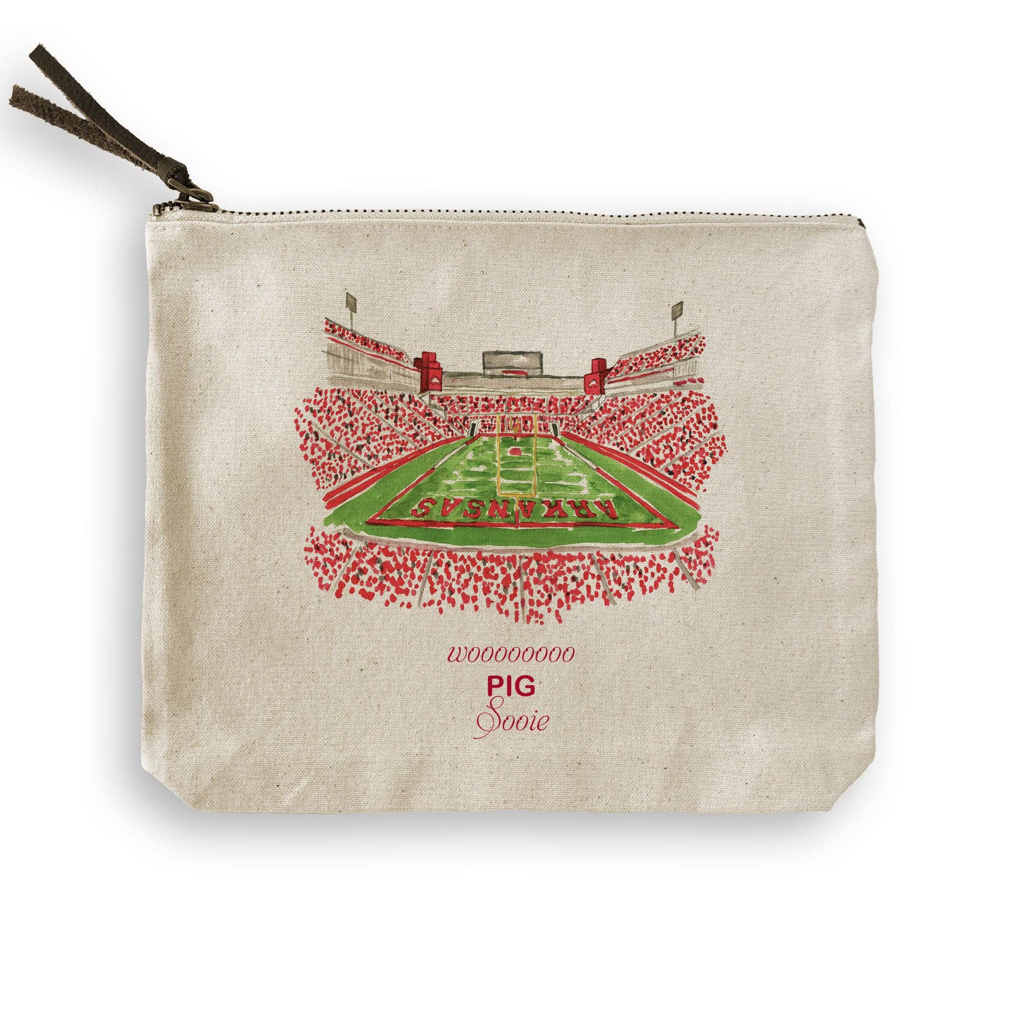 French Graffiti - Wholesale Tea Towel - Fayetteville, Arkansas Stadium with Quote7