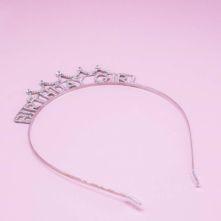 Frog Sac - Wholesale Tiara - Kids - Rhinestone Birthday Girl Tiara Crown Headband