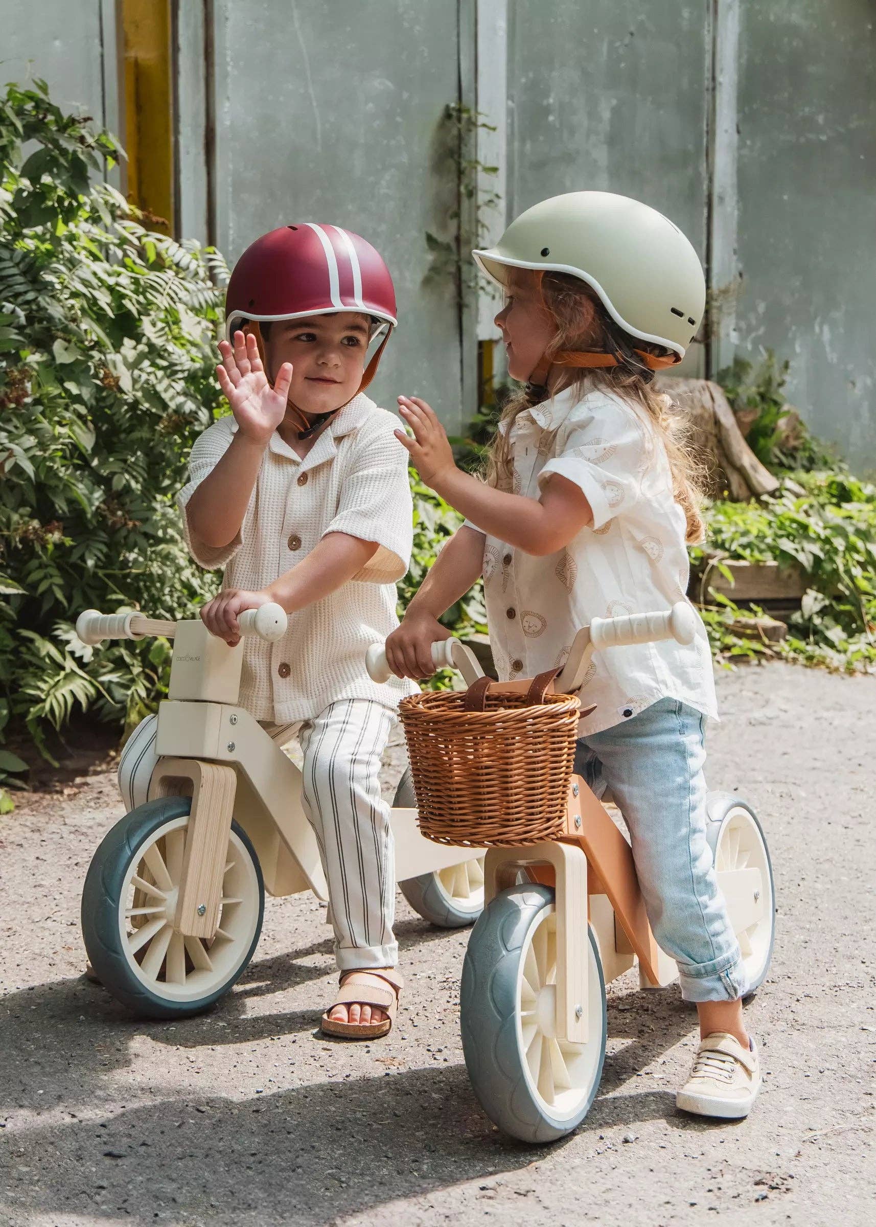 Coco Village - Wholesale Bike/Scooter - Kids - Wooden Balance Bike 3-in-1 - Grapefruit19